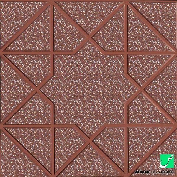 موزاییک طرح اسلیمی قهوه ای