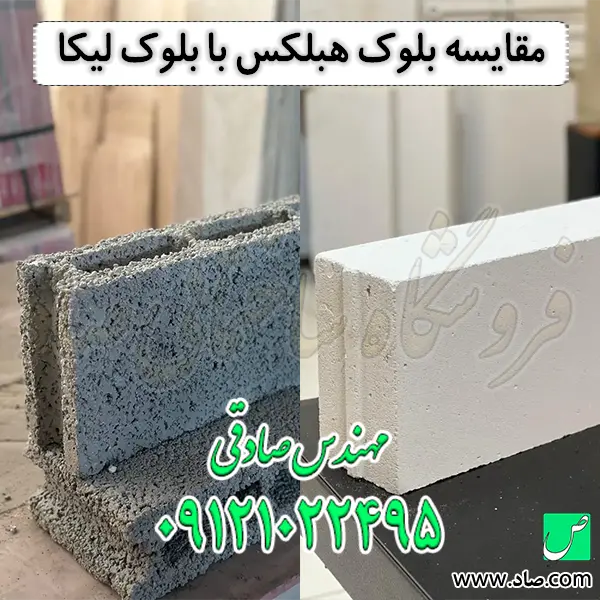 مقایسه بلوک هبلکس با بلوک لیکا